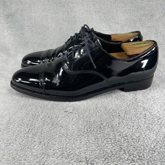 Crockett & Jones Polo Ralph Lauren Tuxedo Dress Shoes Men 9 Black Patent Leather main image 10